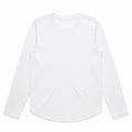Womens Curved Long Sleeve T-Shirt - Regular Fit